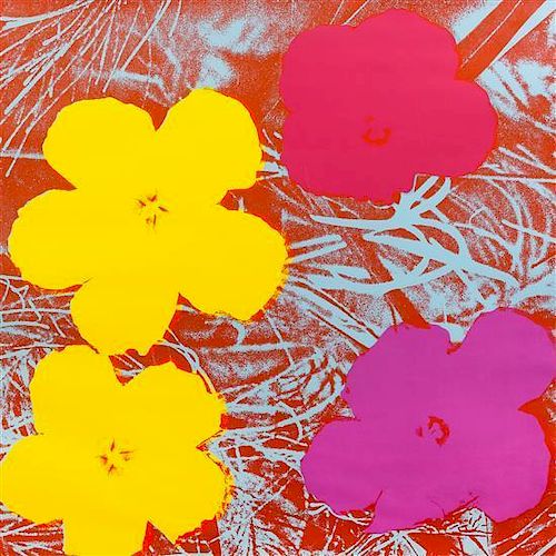 Andy Warhol, (American, 1928-1987), Flowers III, 1970