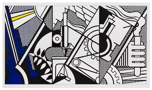 Roy Lichtenstein, (American, 1923-1997), Peace Through Chemistry, 1970
