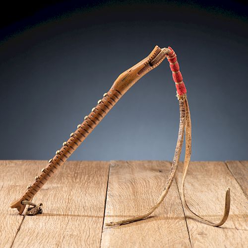 Southern Plains Carved Wood Quirt, From the James B. Scoville Collection