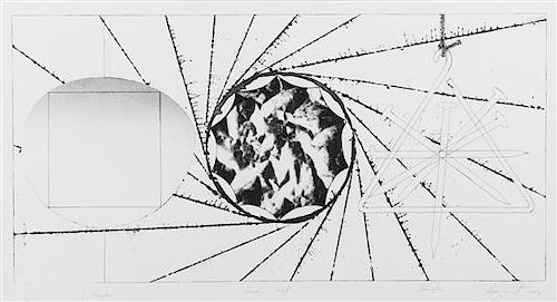 * James Rosenquist, (American, b. 1933), Sunglass Lens - Landing Net - Triangle, 1974