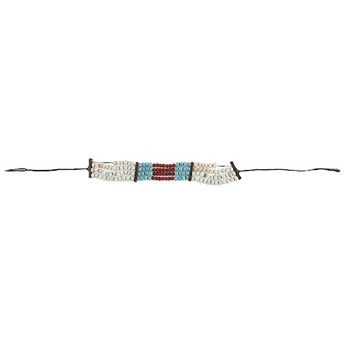 Plains Beaded Choker, From the James B. Scoville Colelction