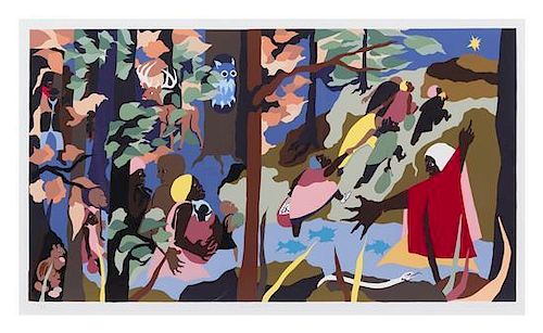 Jacob Lawrence, (American, 1917-2000), Forward Together, 1997