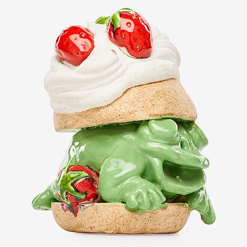 DAVID GILHOOLY Frog Food sculpture