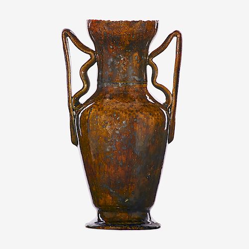 GEORGE OHR Exceptional large vase