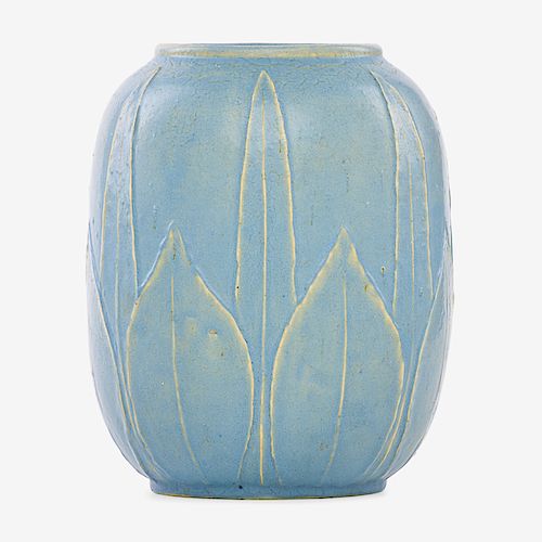GRUEBY Rare pale blue vase