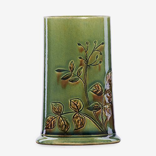 LINNA IRELAN; ROBLIN Rare vase with flowers