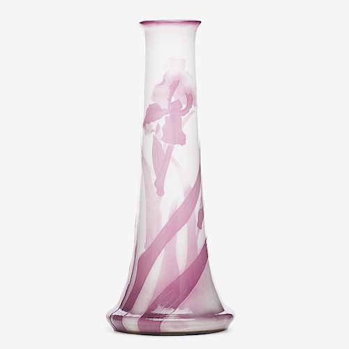 GALLE Large orchid vase