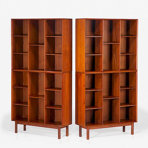 HVIDT; MOLGAARD-NIELSEN Modular bookcases