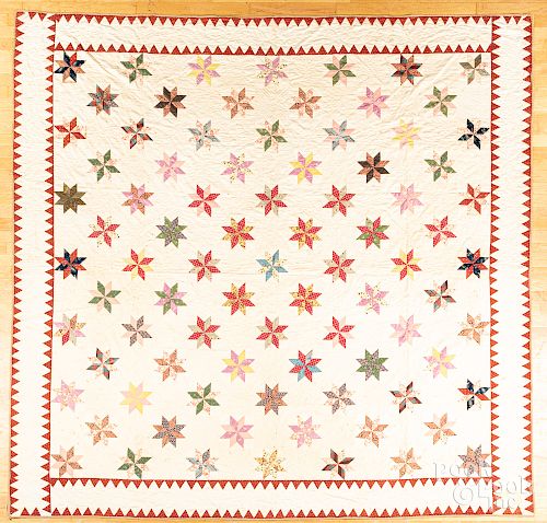 Star pattern quilt