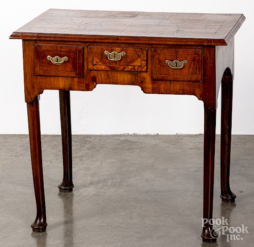 George II veneered dressing table
