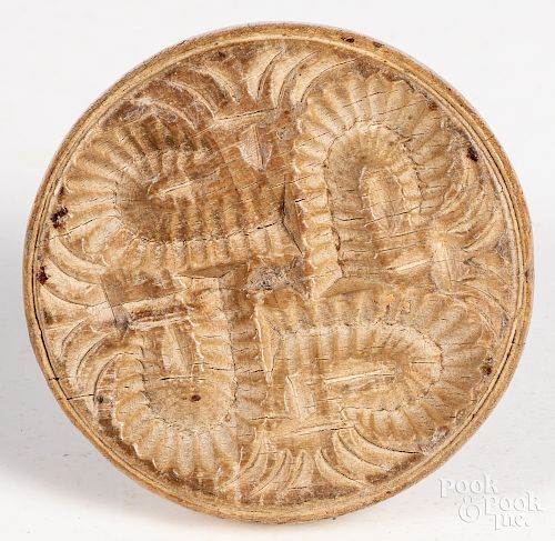 Carved philphlot butterprint