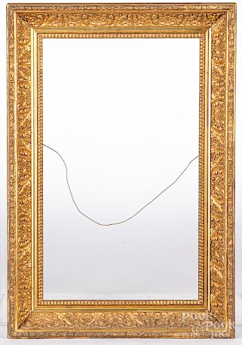 Four Victorian gilt frames