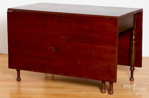Sheraton cherry drop-leaf dining table