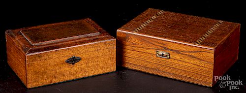 Two dresser boxes