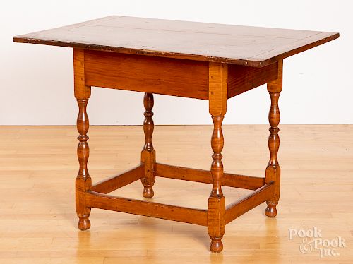 New England tiger maple tavern table