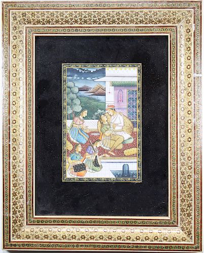 Fine Antique Mughal Painting, India