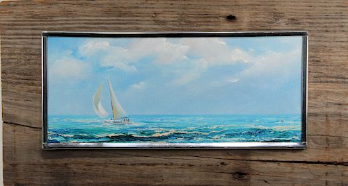 20th C. American School Nautical Painting