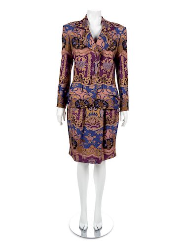 Christian Lacroix Jacket and Skirt, 1980-90s