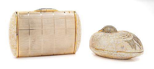 Two Judith Lieber Jewel Clutches