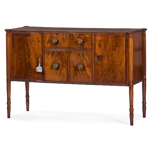 Federal Period Sheraton Sideboard Attributed to William Hook (Salem, Massachusetts) 