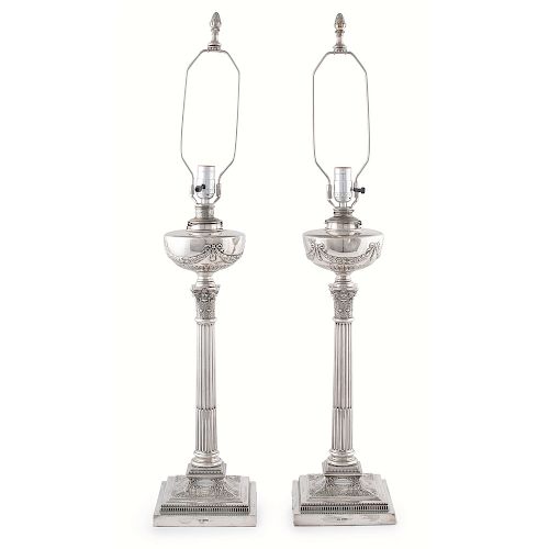 James Dixon & Sons Sterling Weighted Lamps