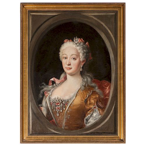Continental School, Portrait of a Lady