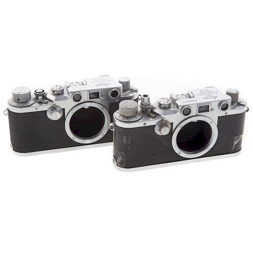 Two Leica D.R.P. Camera Bodies