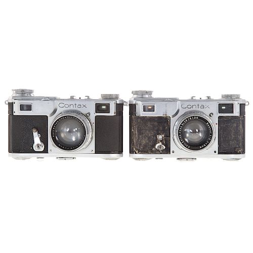 Two Zeiss Ikon Contax Cameras