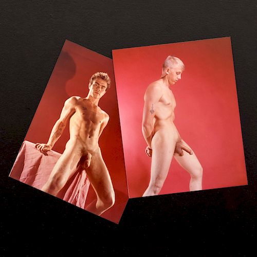 2 Color Bruce Bellas Nude Male Physique Photos