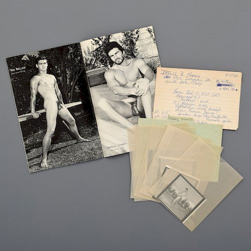 5 Bruce Bellas Nude Male Photos, Negatives, Catalog & Ephemera