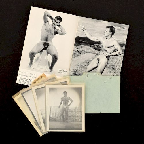 4 Bruce Bellas Nude Male Photos, Negatives, Catalog & Ephemera