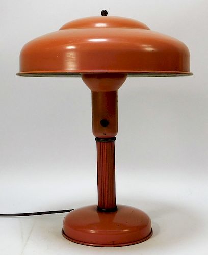 C.1955 Sight Light Corp. Modernist Saucer Lamp