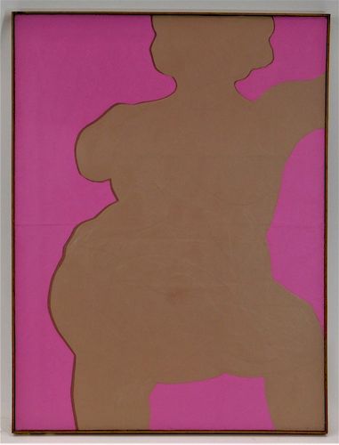 Reba Stewart Abstract Nude Figure Painting