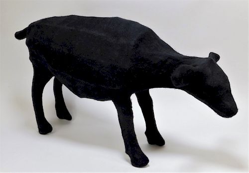 Rone'l Jordaan Wool Black Sheep Modern Sculpture