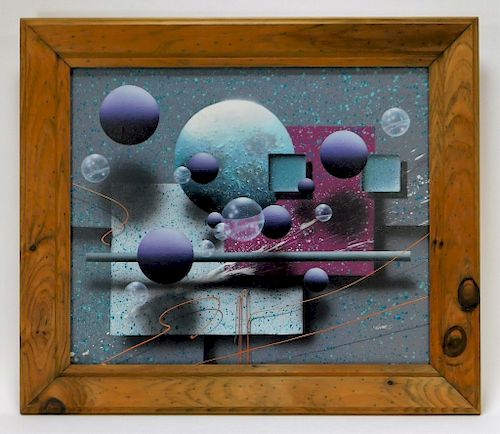 Josef Kugler Abstract Spherical Space Painting