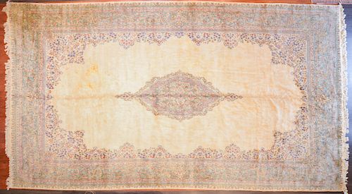 Kerman Carpet, Persia, 11.8 x 21.5