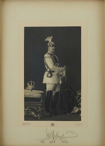 Kaiser Wilhelm Signed Photo