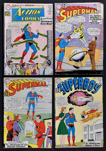 Group of 12 Superman Related Comic Books