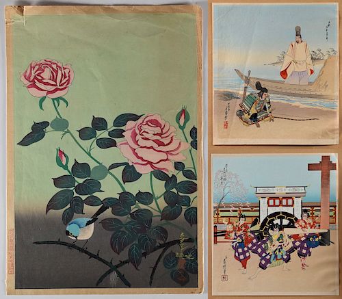 Group of 25 Japanese Woodblock Prints 19th & 20th c.