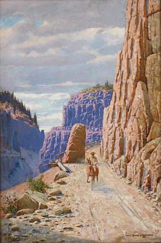 Edward Espey Grand Canyon Oil on Canvas California
