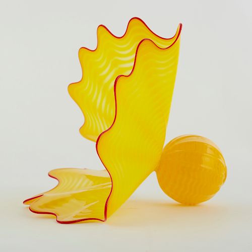 Dale Chihuly Yellow Persian