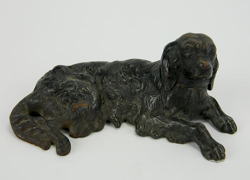 Early 20th c. American cast iron sculpture