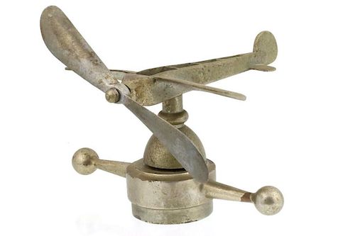 BLERIOT PLANE WITH SPINNING PROPELLOR MASCOT, 1909
