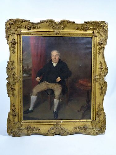 Early 19th C. Portrait of a Gentleman seated