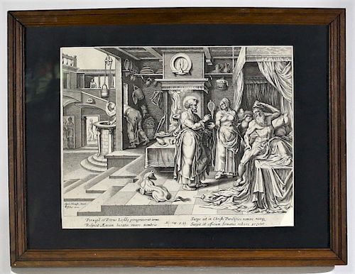Jan De Visscher (1636-1692) Dutch, Engraving