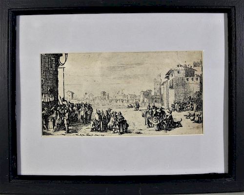 After Jacques Callot (1592-1635) French, Etching