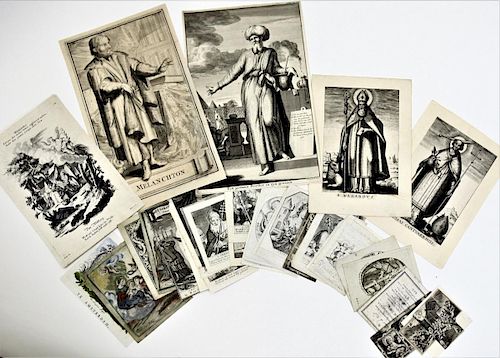 Collection of 36 Old Master Etchings & Engravings