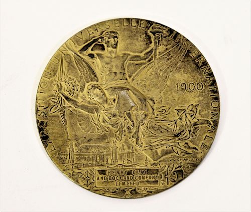 1900 Exposition Universelle Int Prize Medal