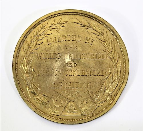 World's Industrial and Cotton Centennial Medal