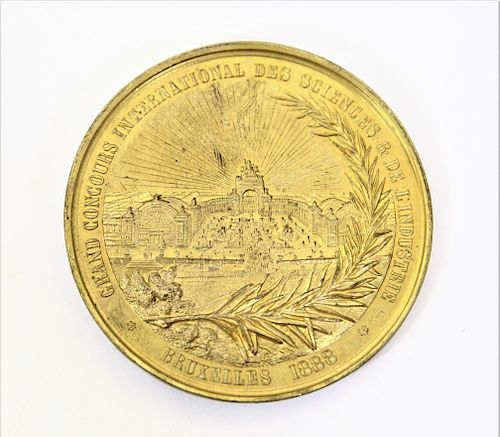 Science & Industry First Prize Award from Brussels 1888